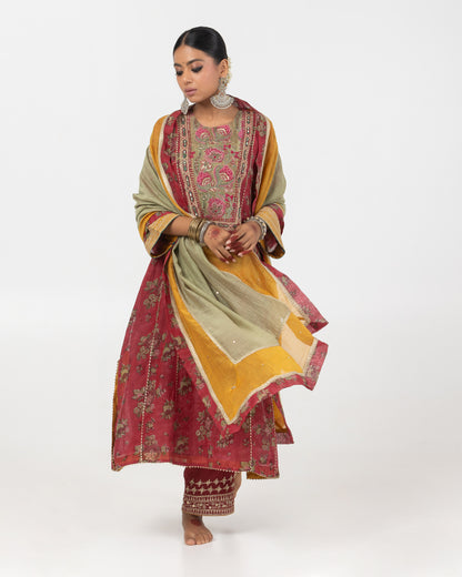 Roya Hand Embroidered Dupatta