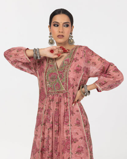 Mira Hand Block Printed Kurta