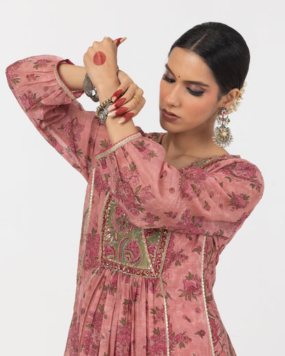 Mira Hand Block Printed Kurta