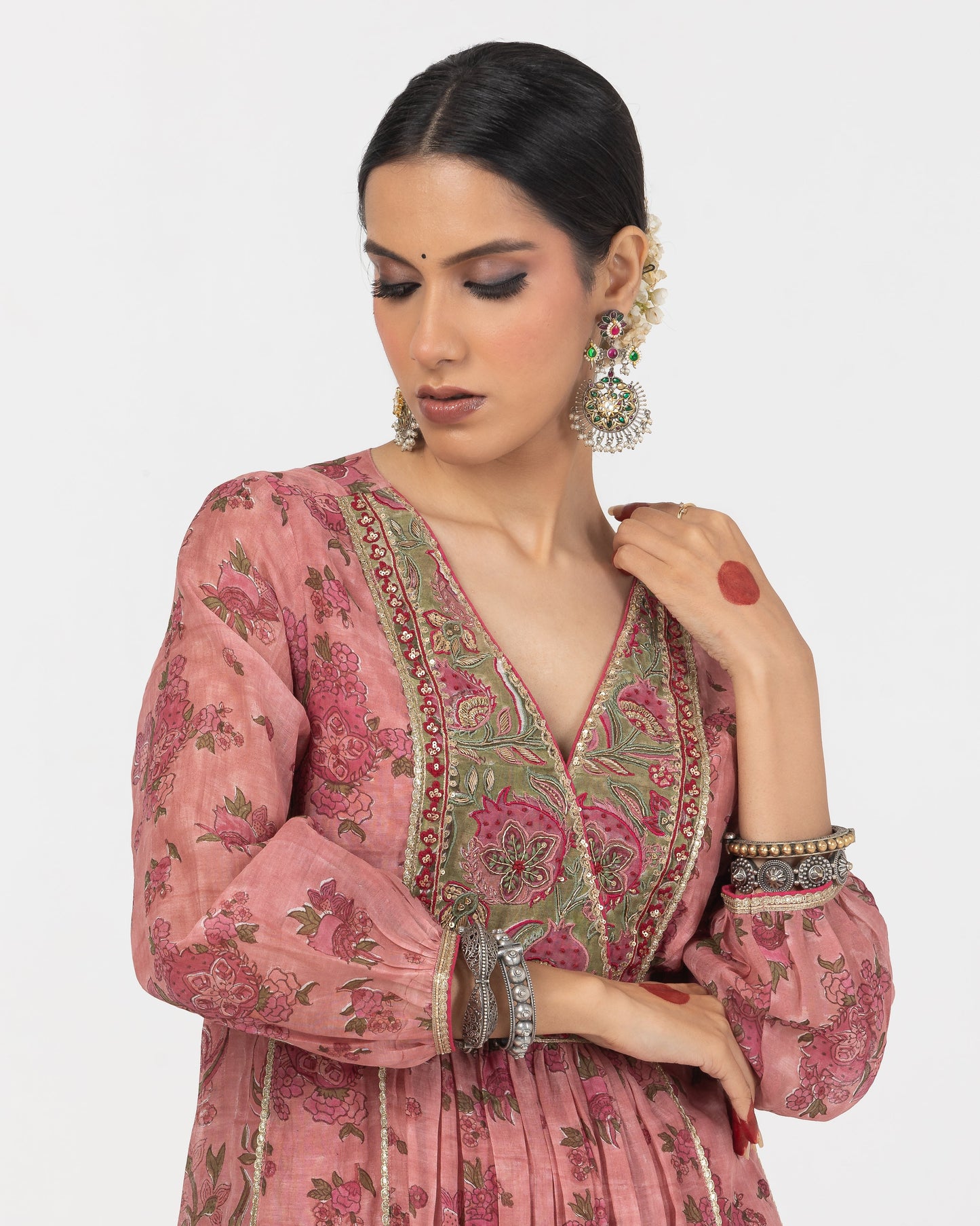 Mira Hand Block Printed Kurta