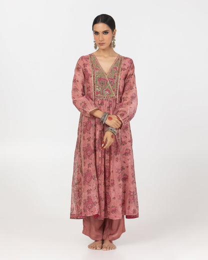 Mira Hand Block Printed Kurta Set