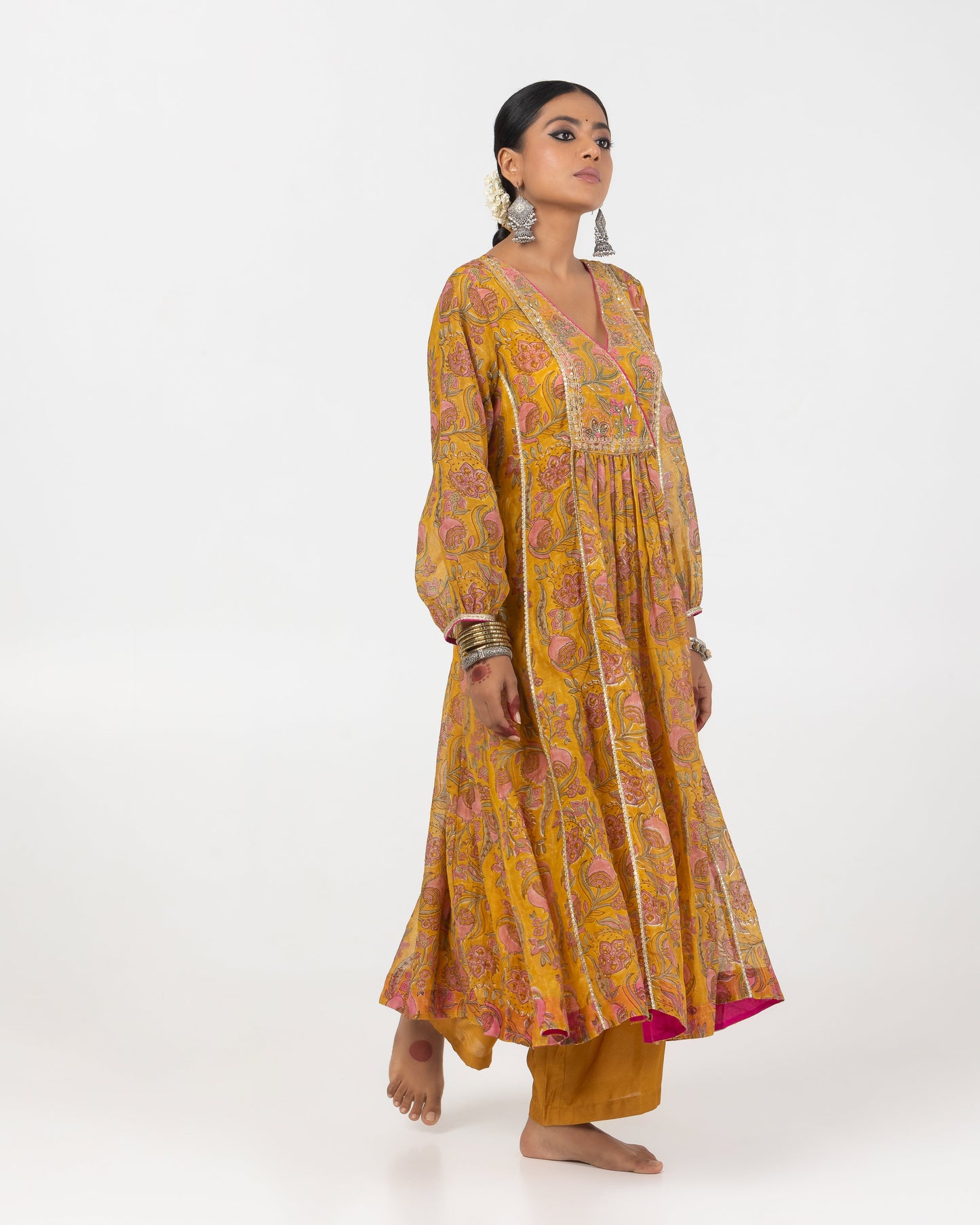 Liana Hand Block Printed Kurta