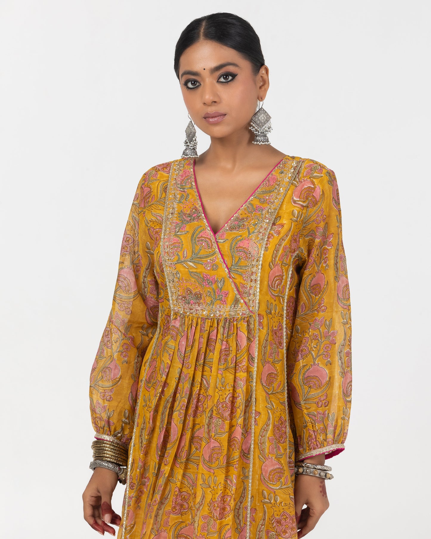 Liana Hand Block Printed Kurta