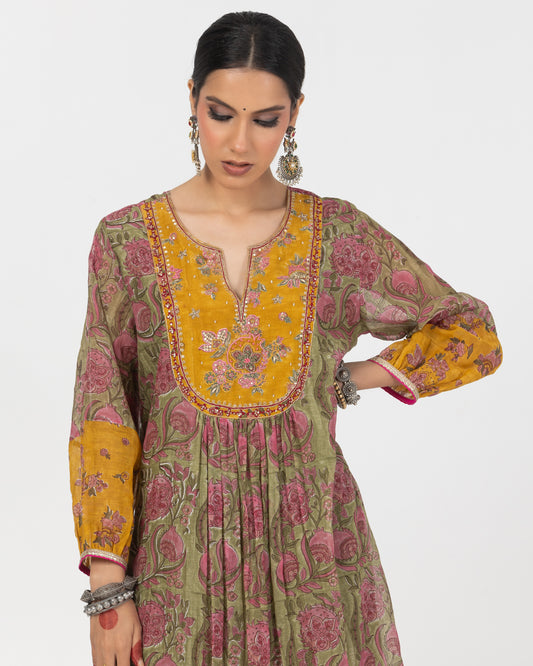 Sifar Hand Block Printed Kurta Set