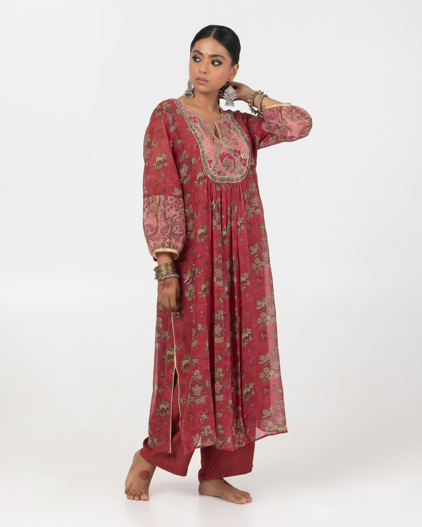 Rayana Hand Block Printed Kurta