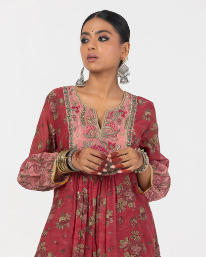 Rayana Hand Block Printed Kurta