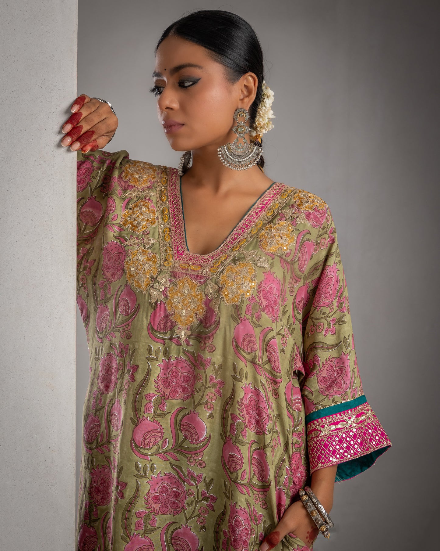 Naira Hand Block Printed Kurta Set