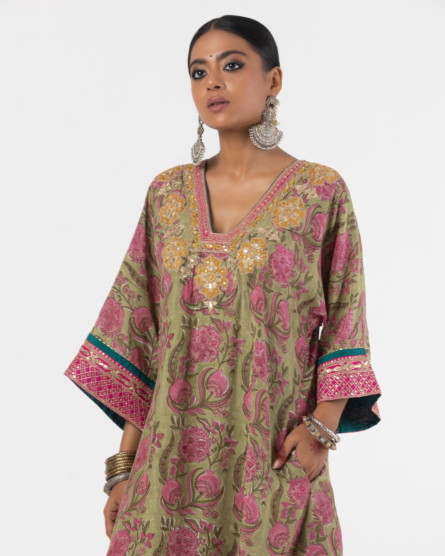 Naira Hand Block Printed Kurta Set