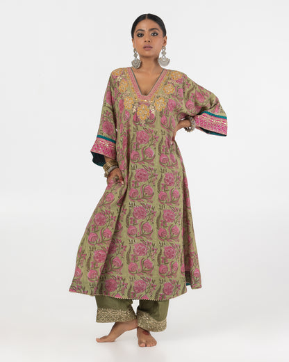 Naira Hand Block Printed Kurta Set