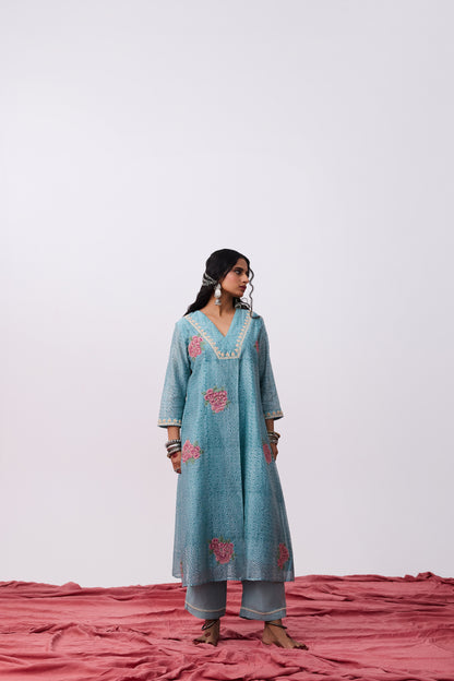 Aavirbhav Hand Block Printed Set