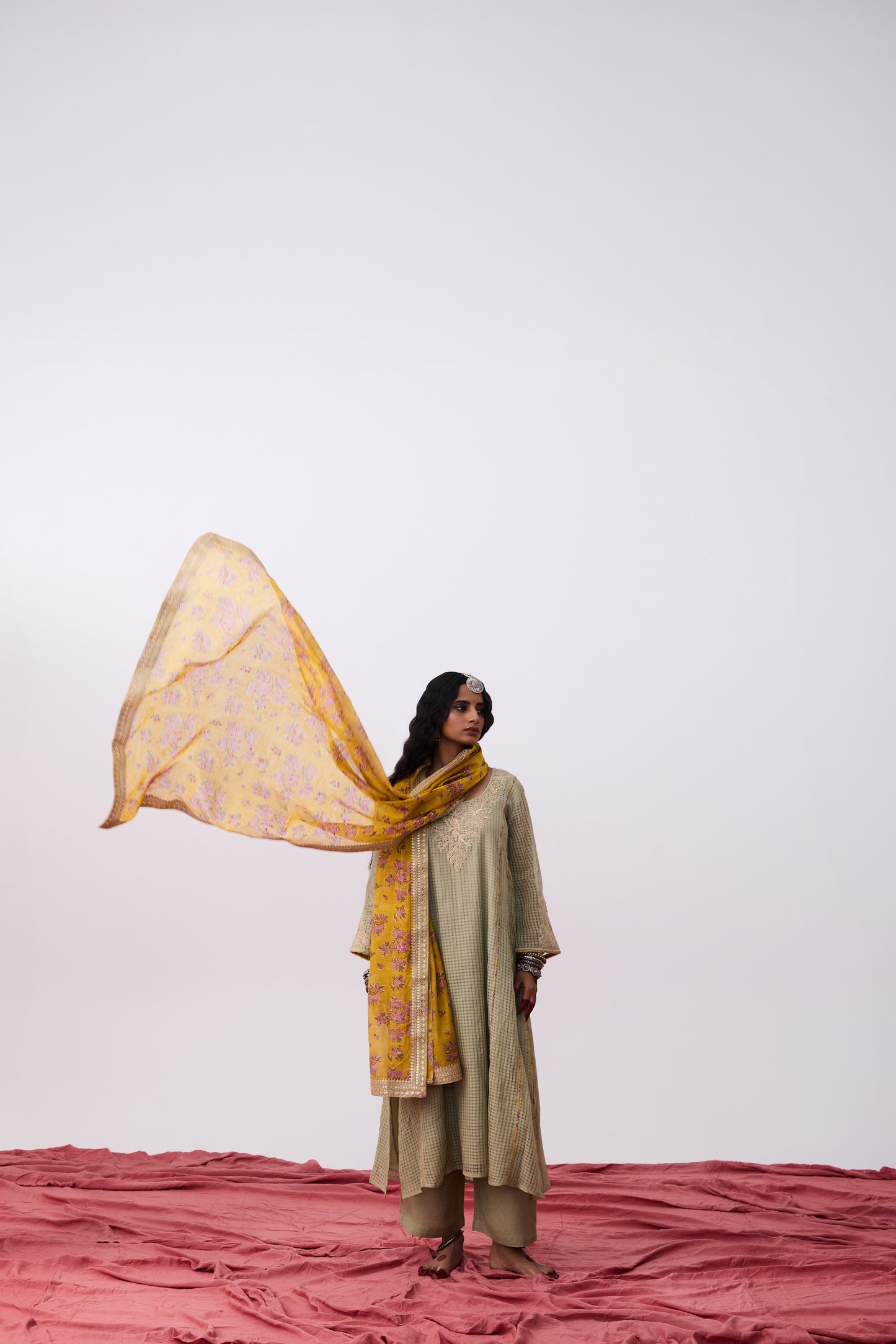 Arunima Hand Block Printed Dupatta