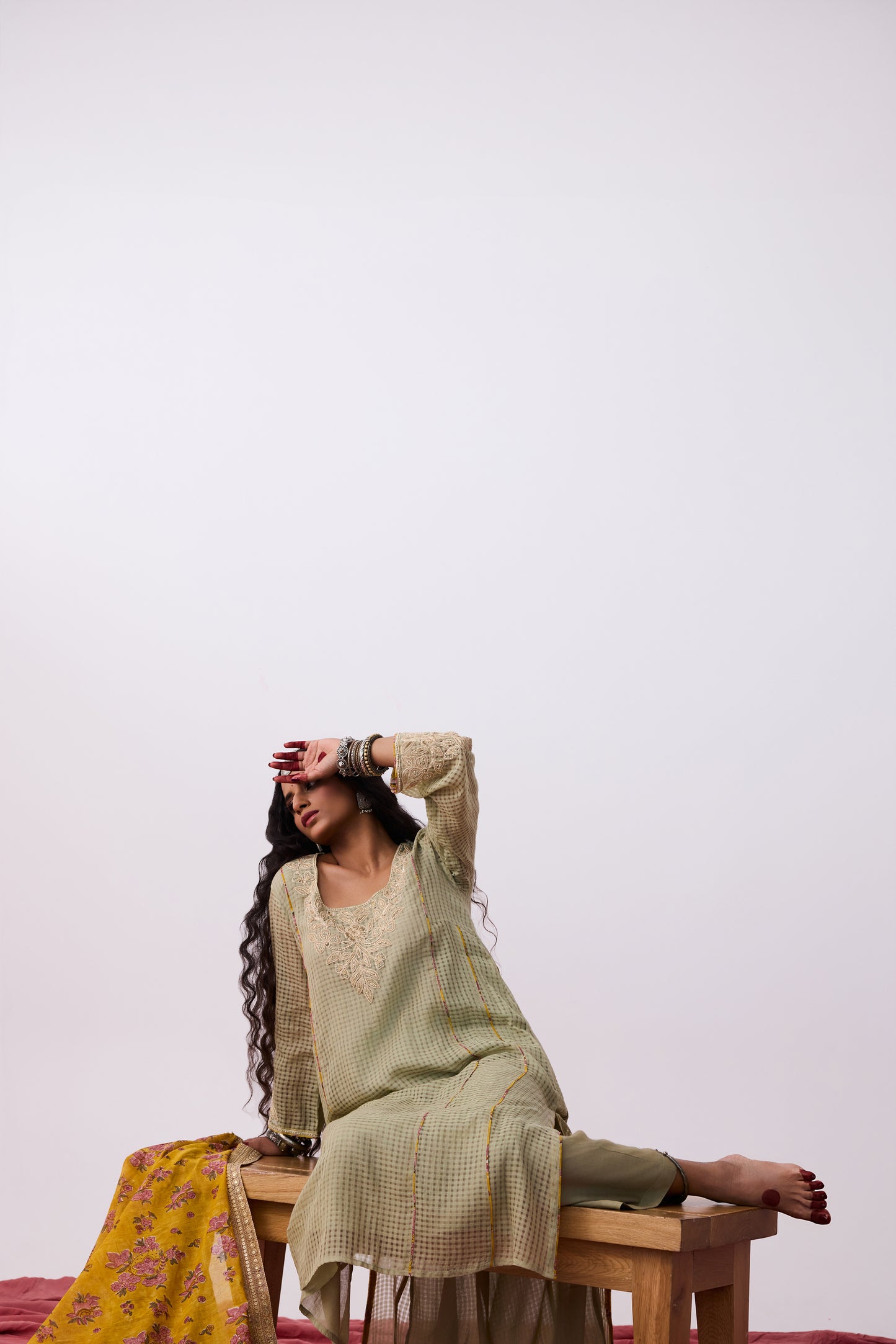 Arunima Hand Block Printed Dupatta