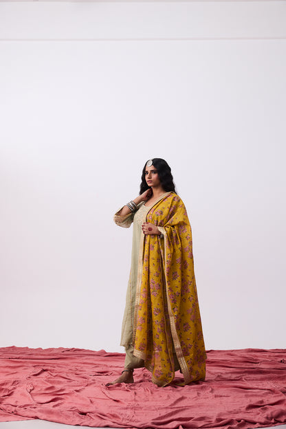 Arunima Hand Block Printed Dupatta