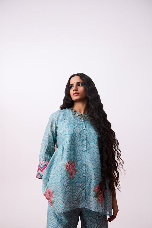 Abhinaya Hand Block Printed Top