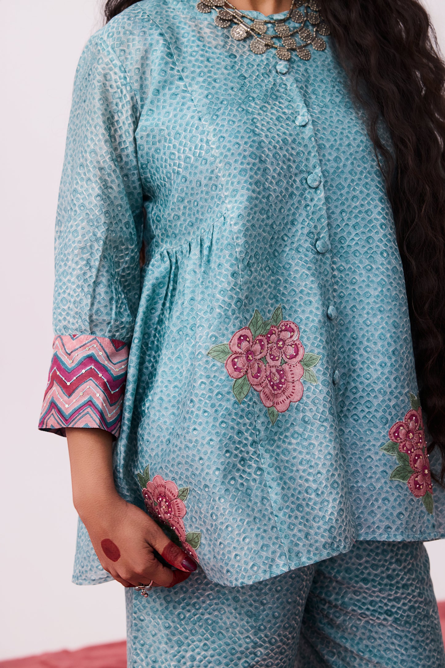 Abhinaya Hand Block Printed Top