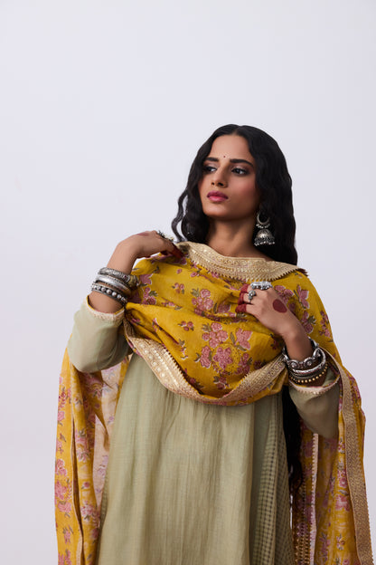 Arunima Hand Block Printed Dupatta