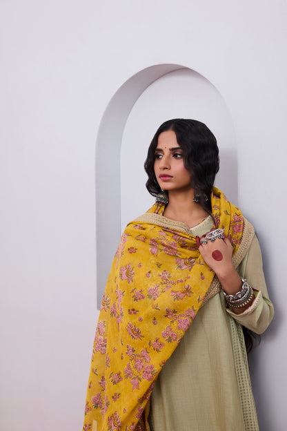 Arunima Hand Block Printed Dupatta