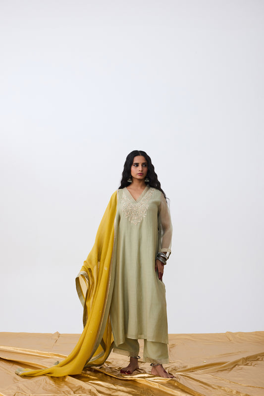 Mudra Embroidered Kurta Set