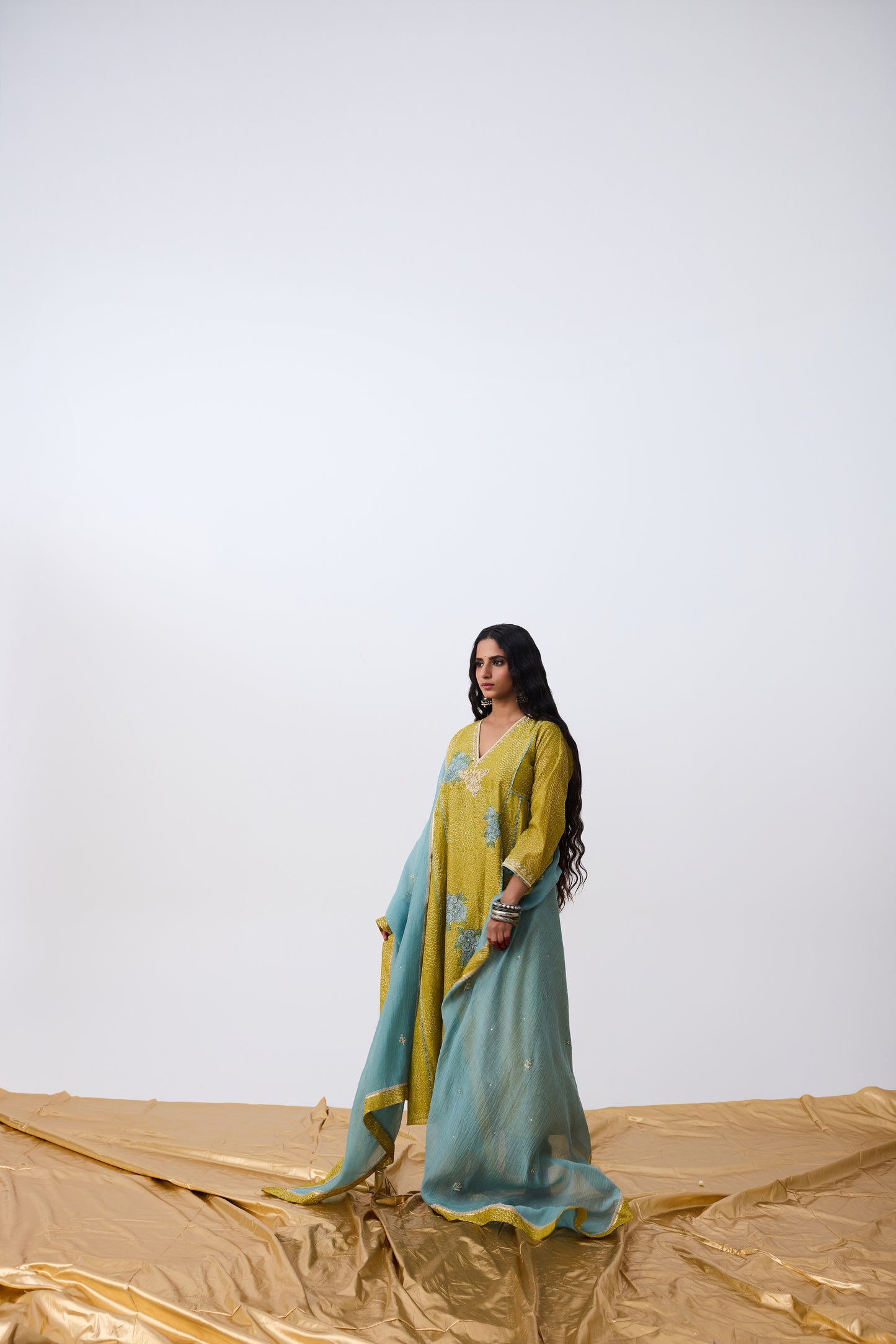 Nayaab Hand Block Printed Kurta Set