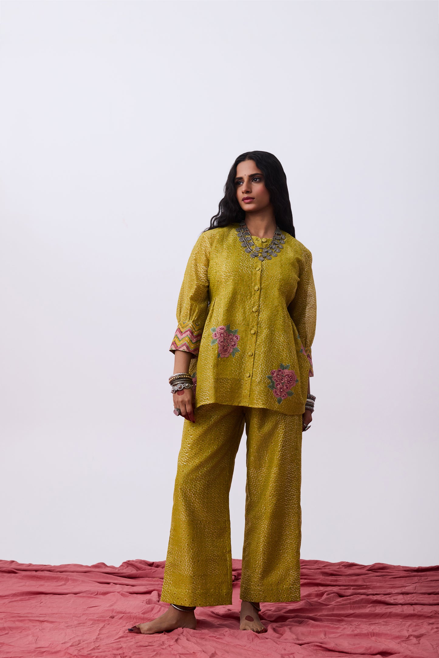 Antrang Hand Block Printed Pants