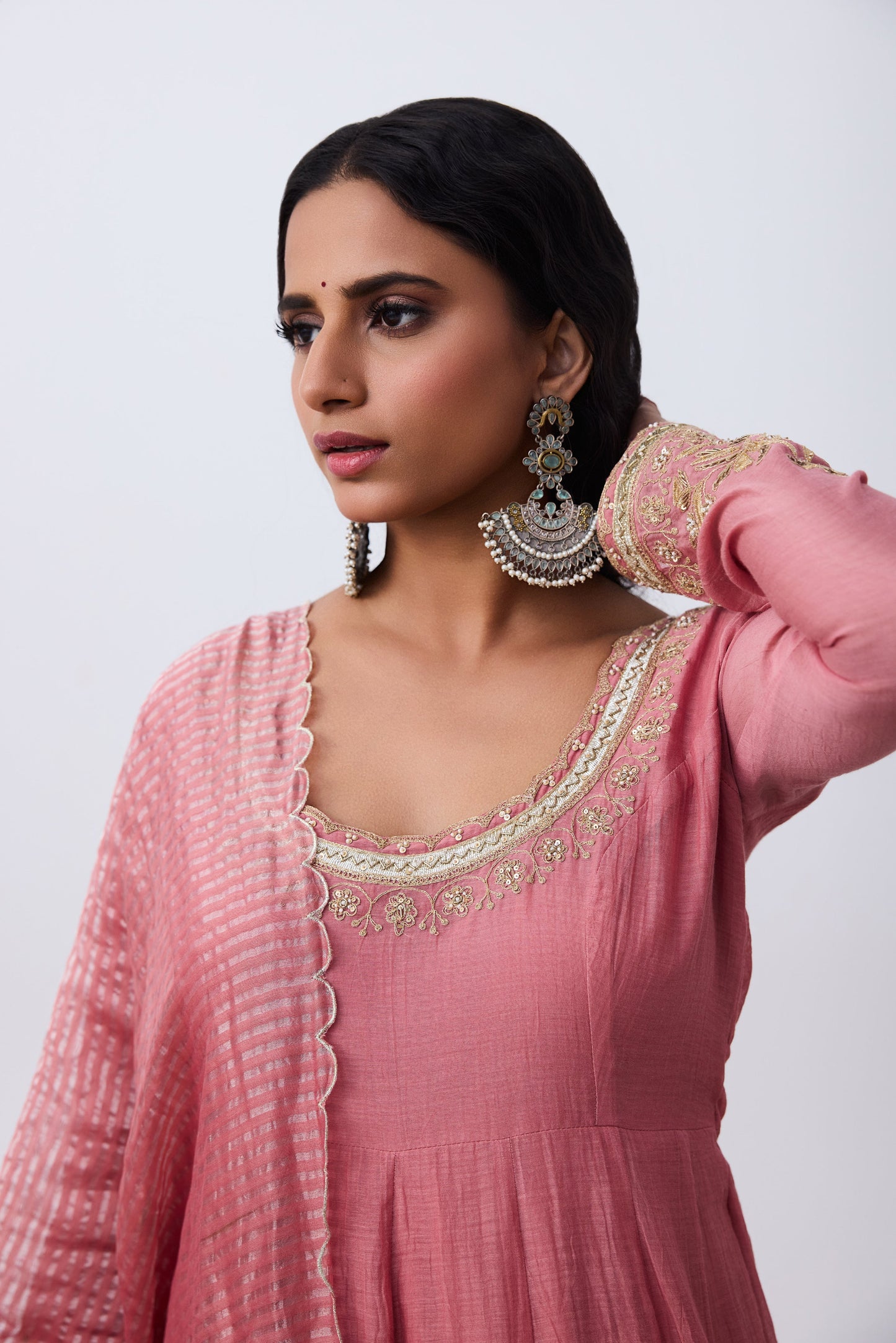 Swaragini Embroidered Anarkali Set