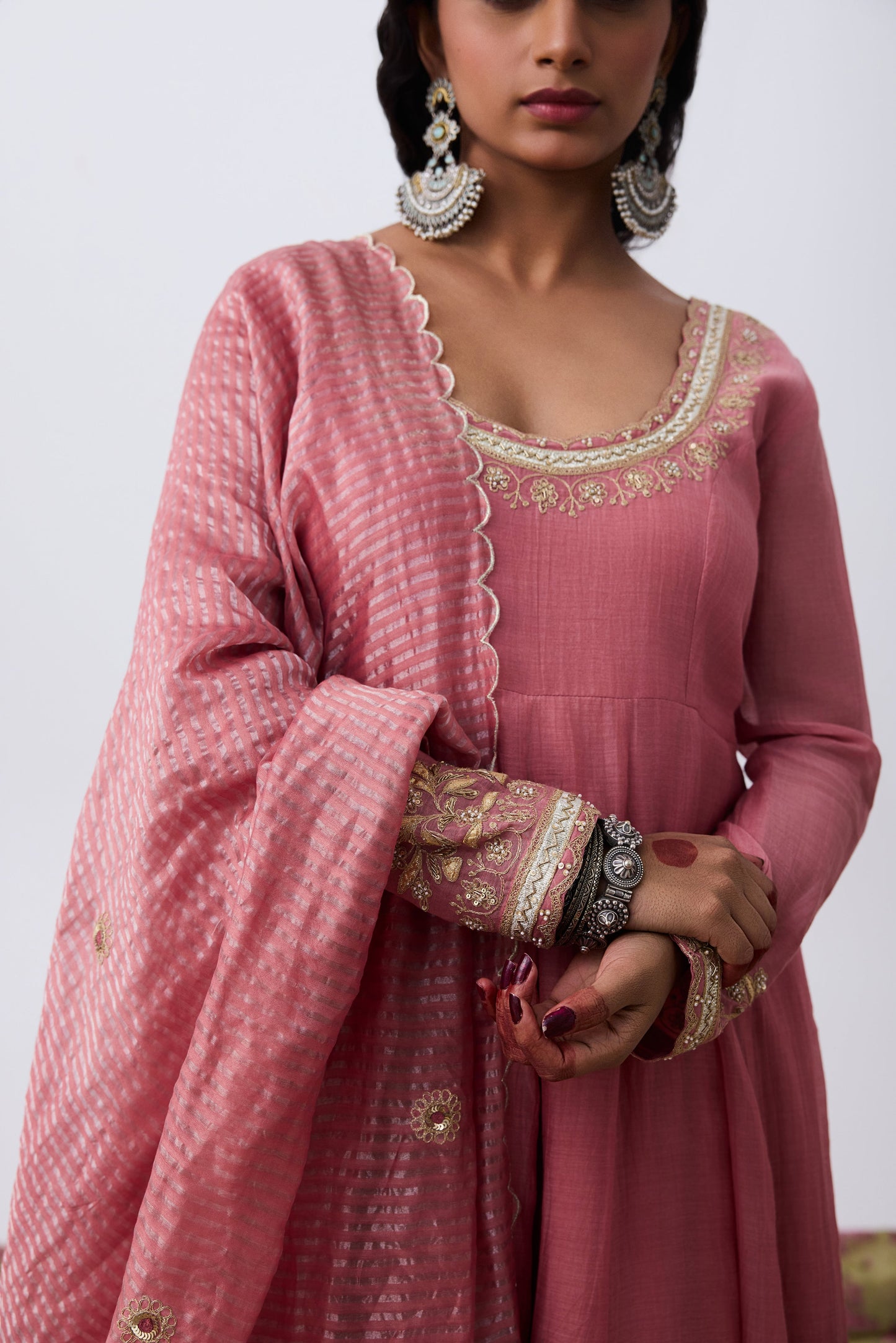 Swaragini Embroidered Anarkali Set
