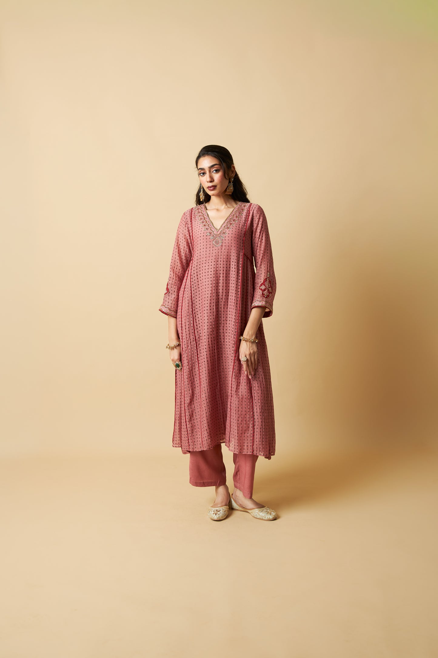 Bijli Begum Embroidered Kurta