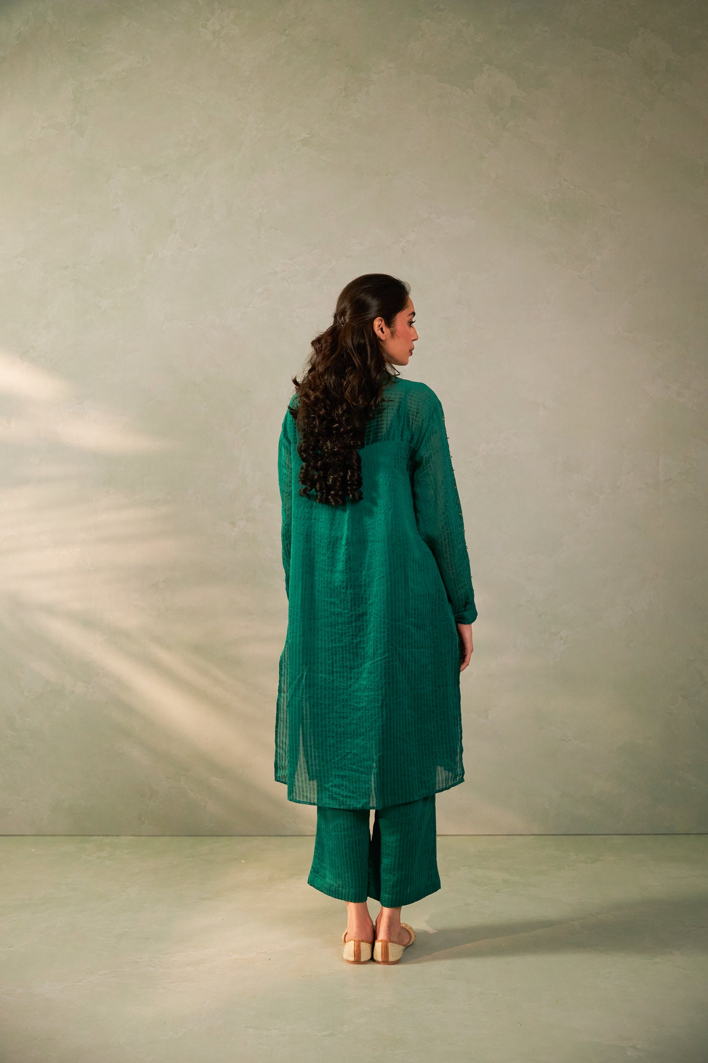 Hariyali Bahaar Embroidered Tunic