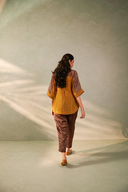 Kesar Noor Embroidered Top