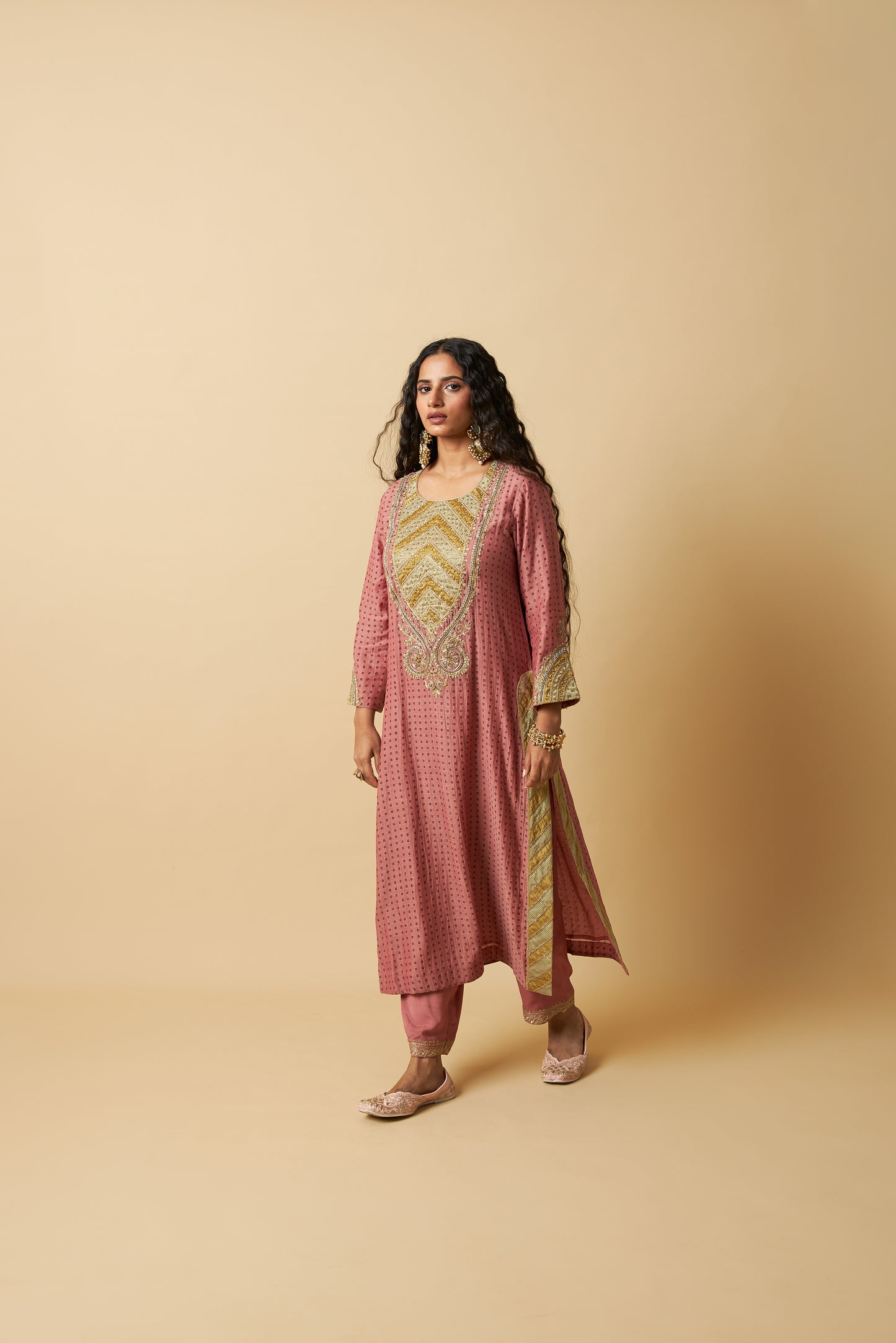 Gulabi Ghoomar Embroidered Pants