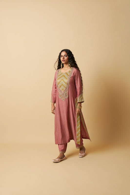 Gulabi Ghoomar Embroidered Pants