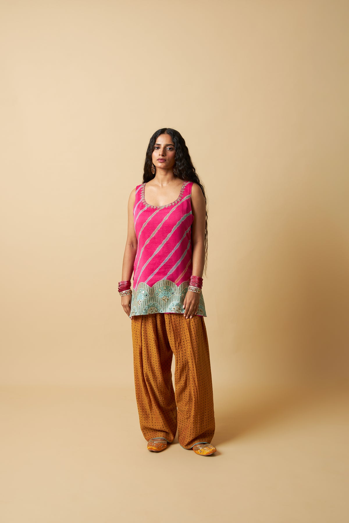 Rani Mastani Embroidered Kurta Set- Set of 3