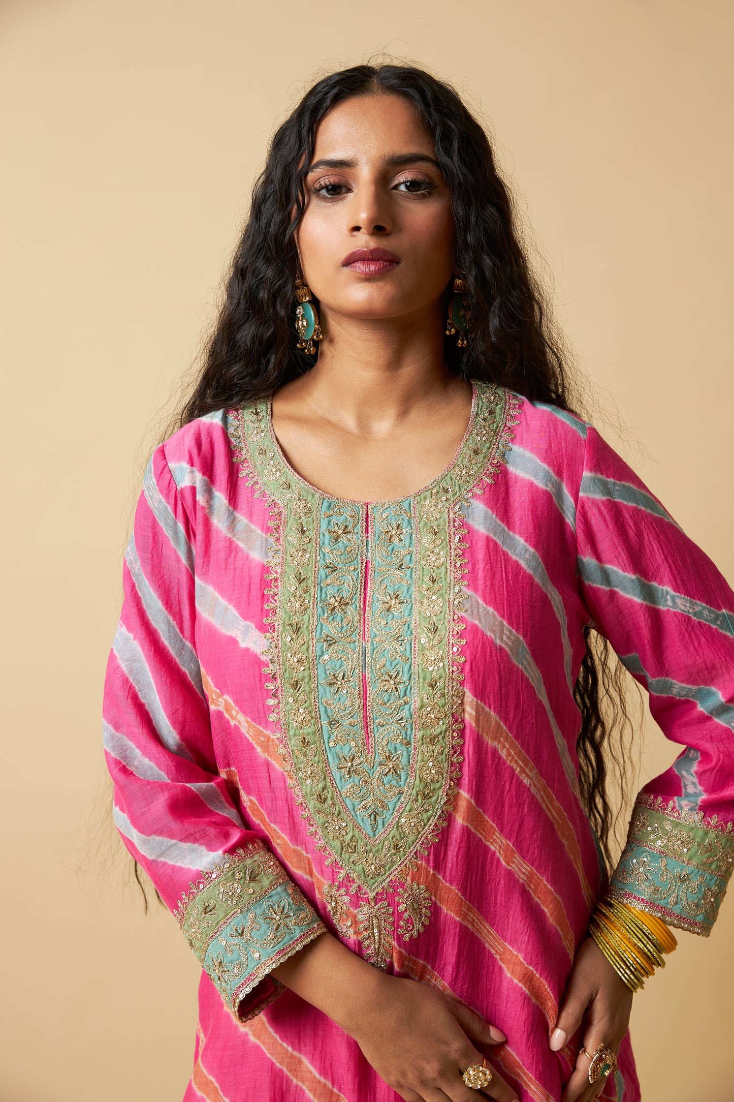 Gulnaar Gulabi Embroidered Kurta