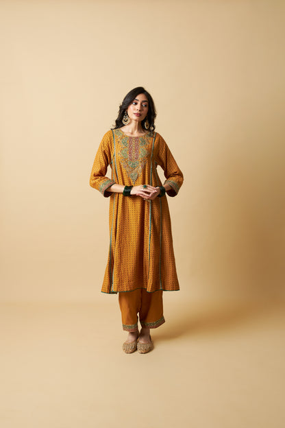 Peeli Pataka Embroidered Pants