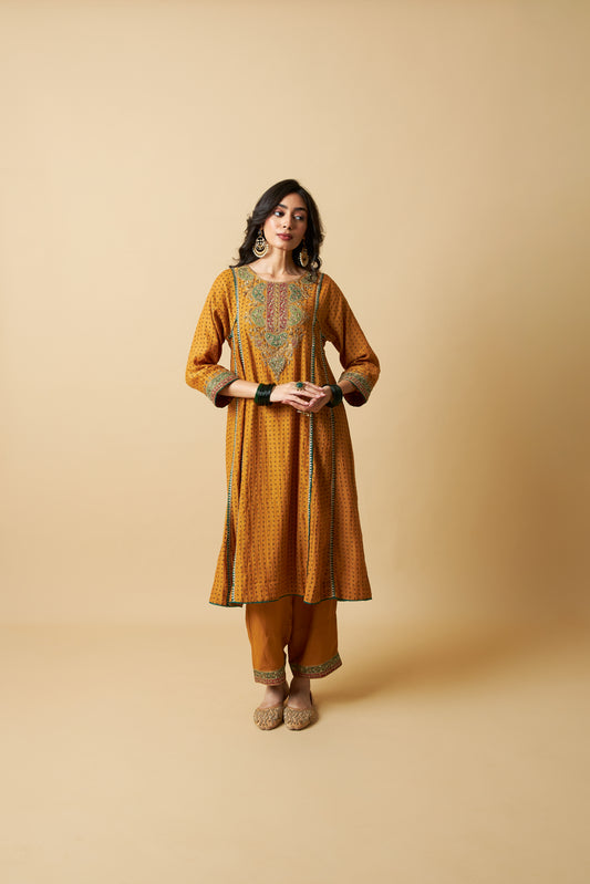 Peeli Pataka Embroidered Pants
