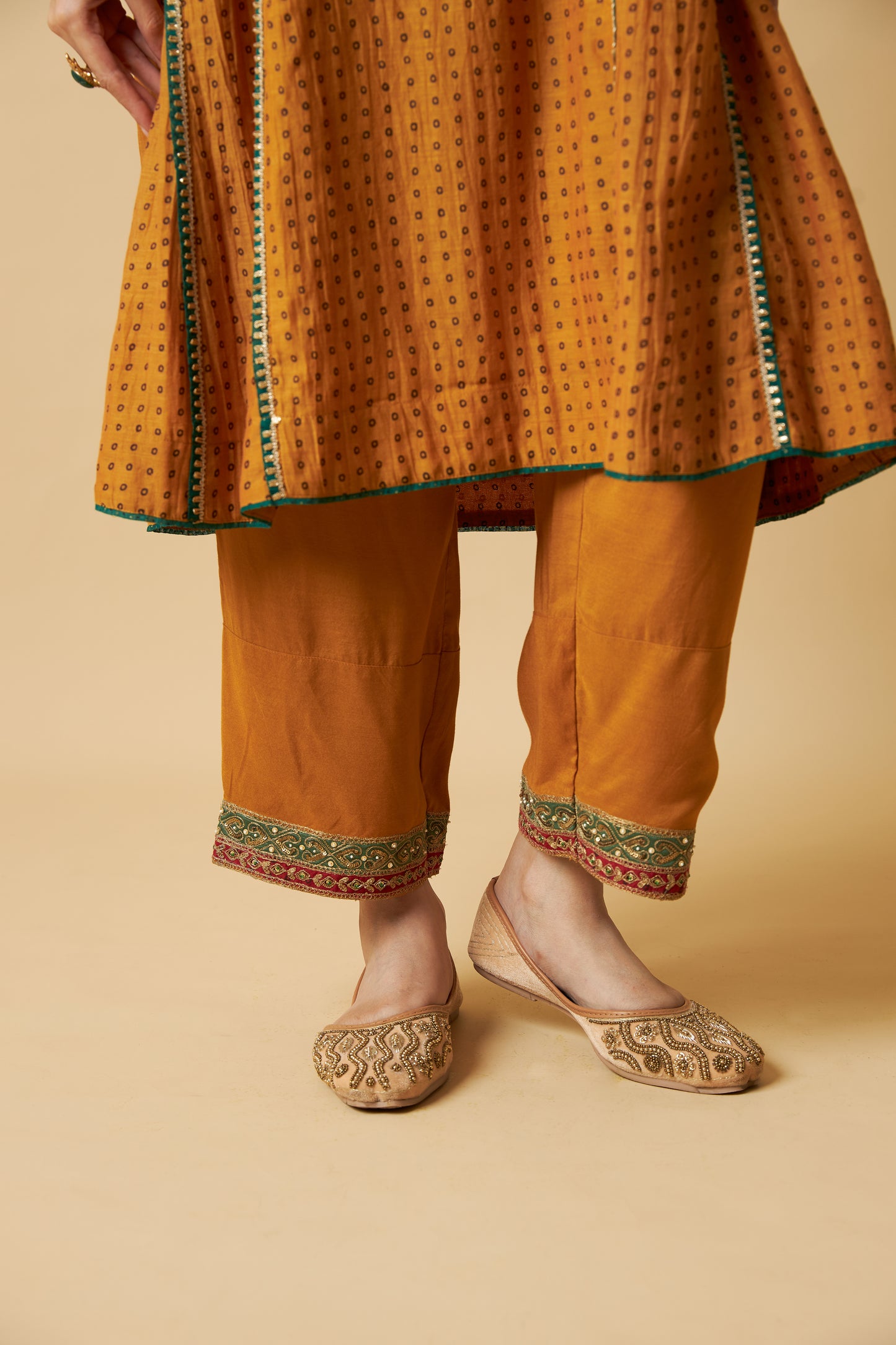 Peeli Pataka Embroidered Pants