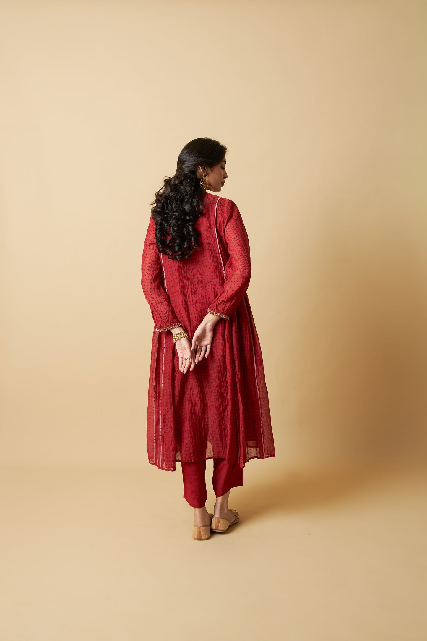 Laal Gulal Embroidered Kurta