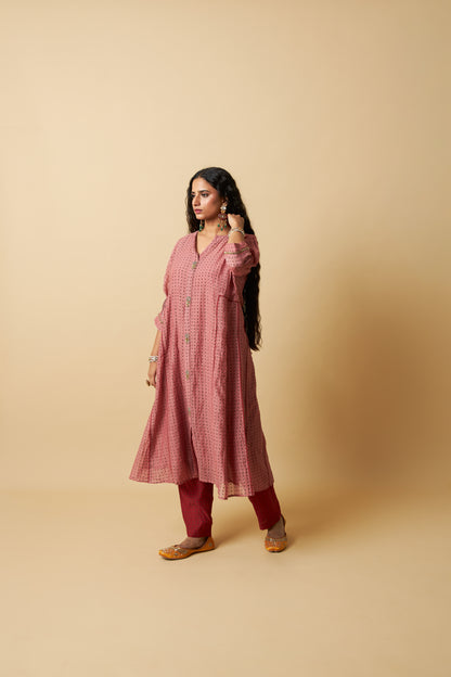 Gulabi Koyal Embroidered Tunic