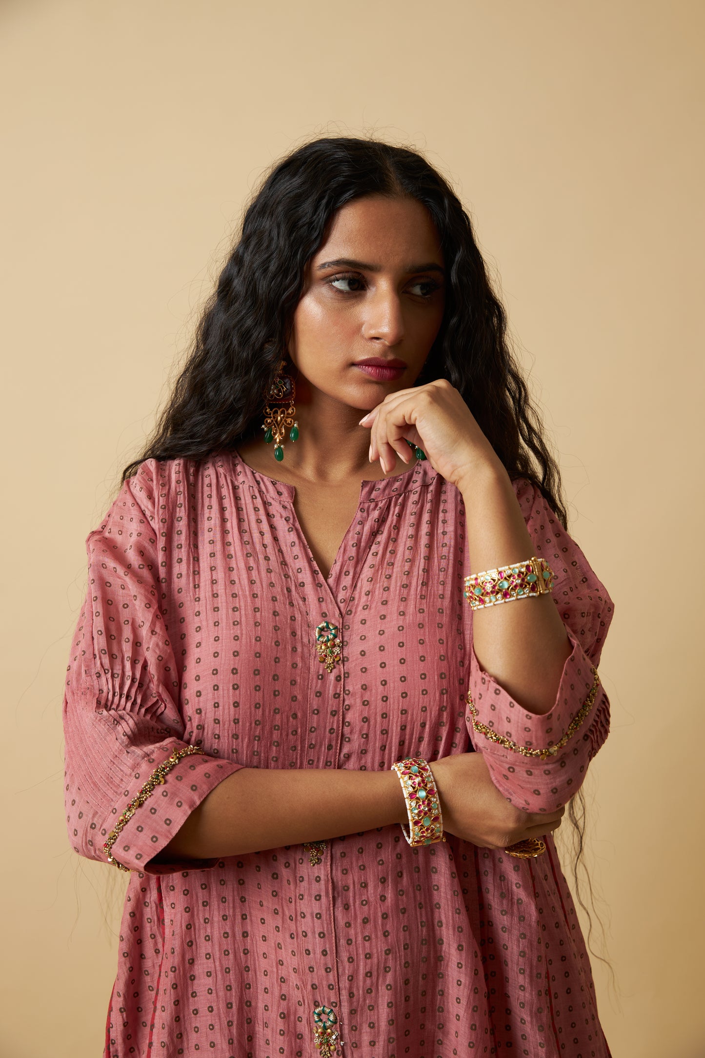 Gulabi Koyal Embroidered Tunic
