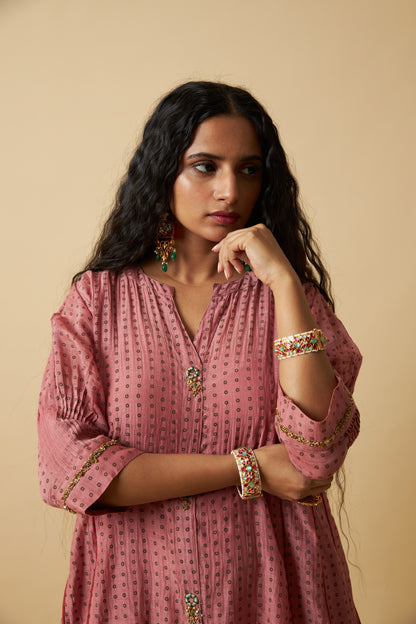 Gulabi Koyal Embroidered Tunic
