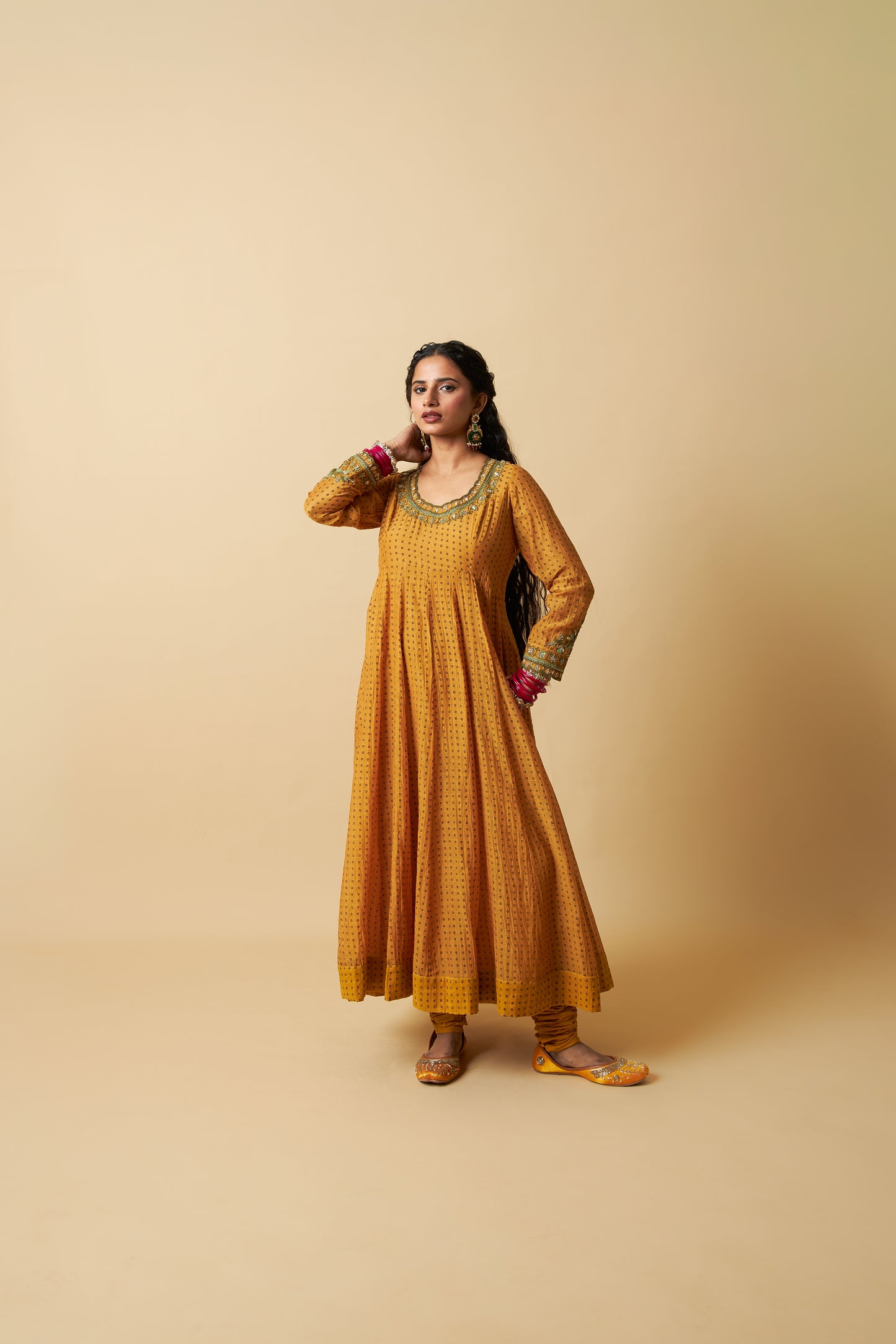 Madhubala Embroidered Anarkali Kurta