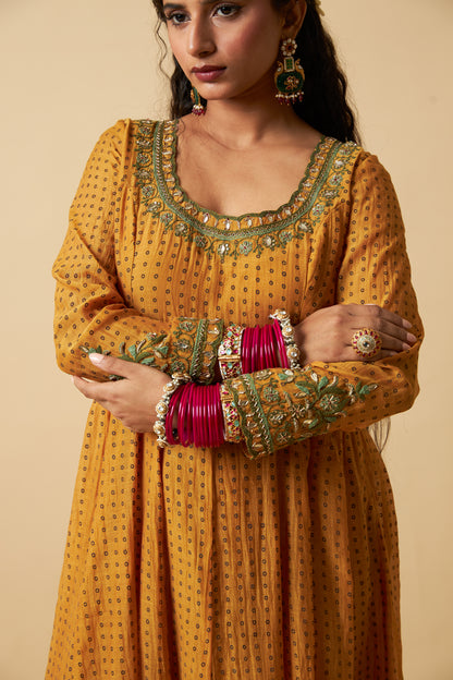 Madhubala Embroidered Anarkali Kurta