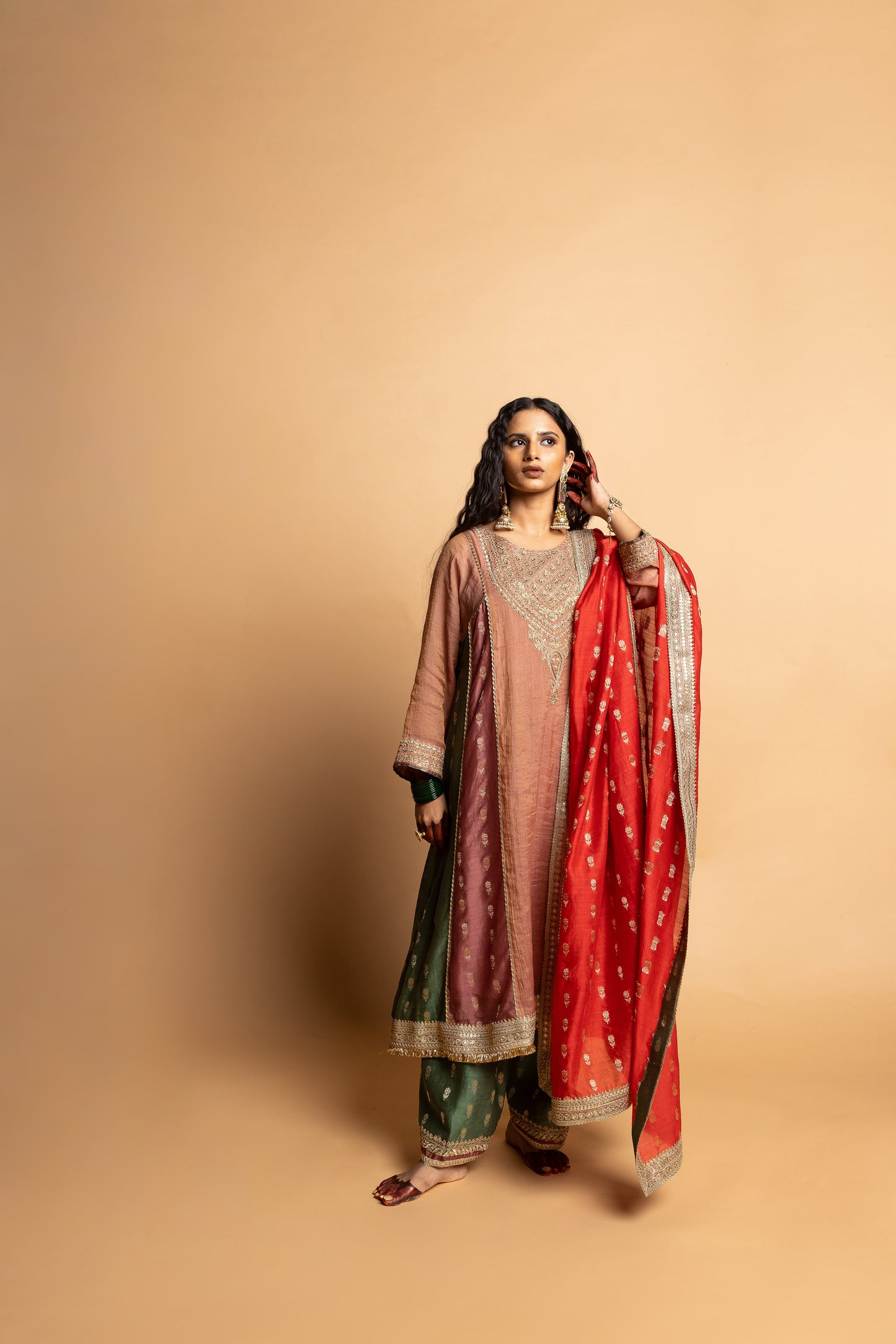 Heer embroidered dupatta