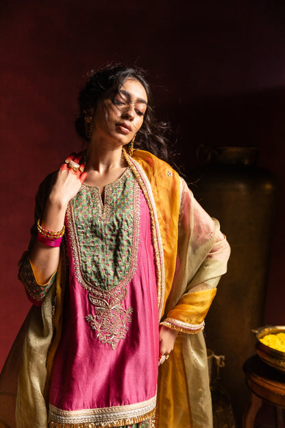 Noor embroidered kurta set