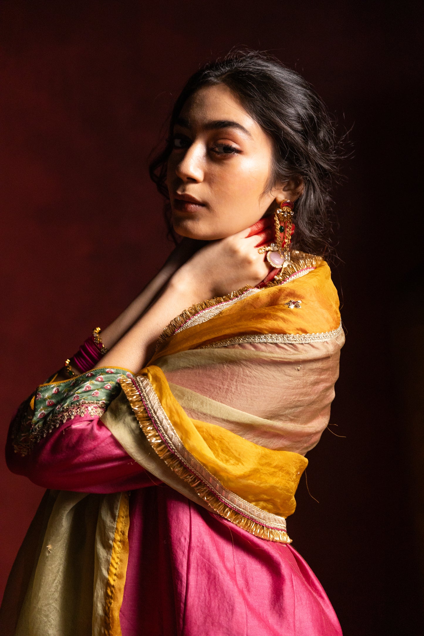 Noor embroidered kurta set