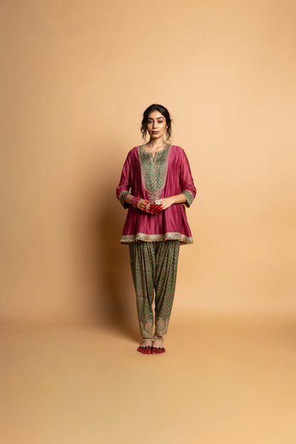 Noor embroidered kurta set