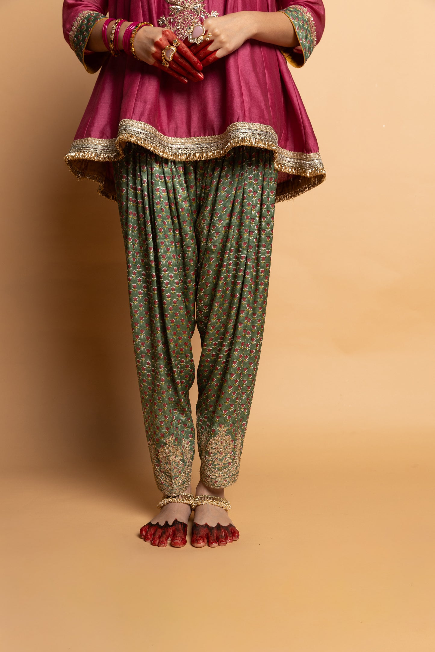 Noor embroidered kurta set