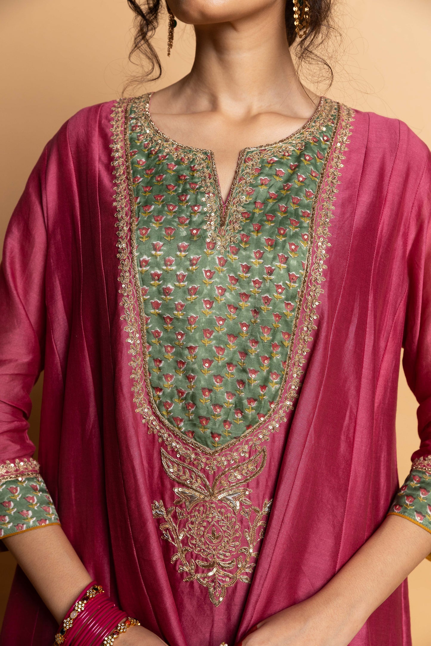 Noor embroidered kurta set