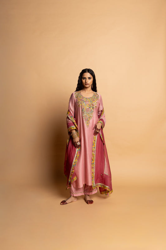 Alankrita Embroidered Kurta Set (Ready to Ship) - Set Of 3