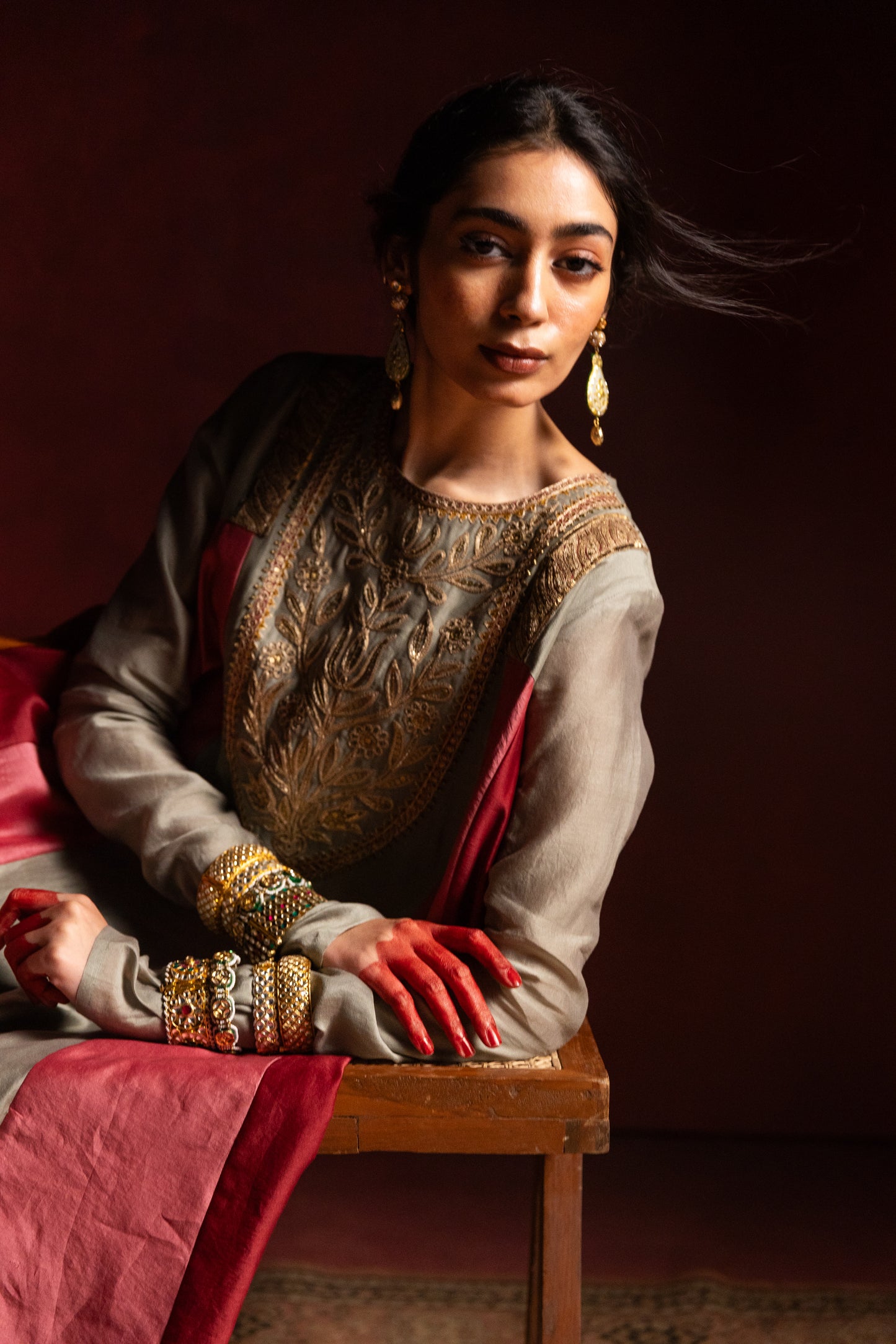 Kanaklata embroidered kurta